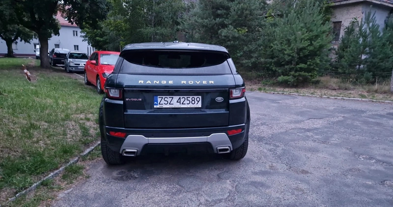 Land Rover Range Rover Evoque cena 98000 przebieg: 74552, rok produkcji 2016 z Żywiec małe 29